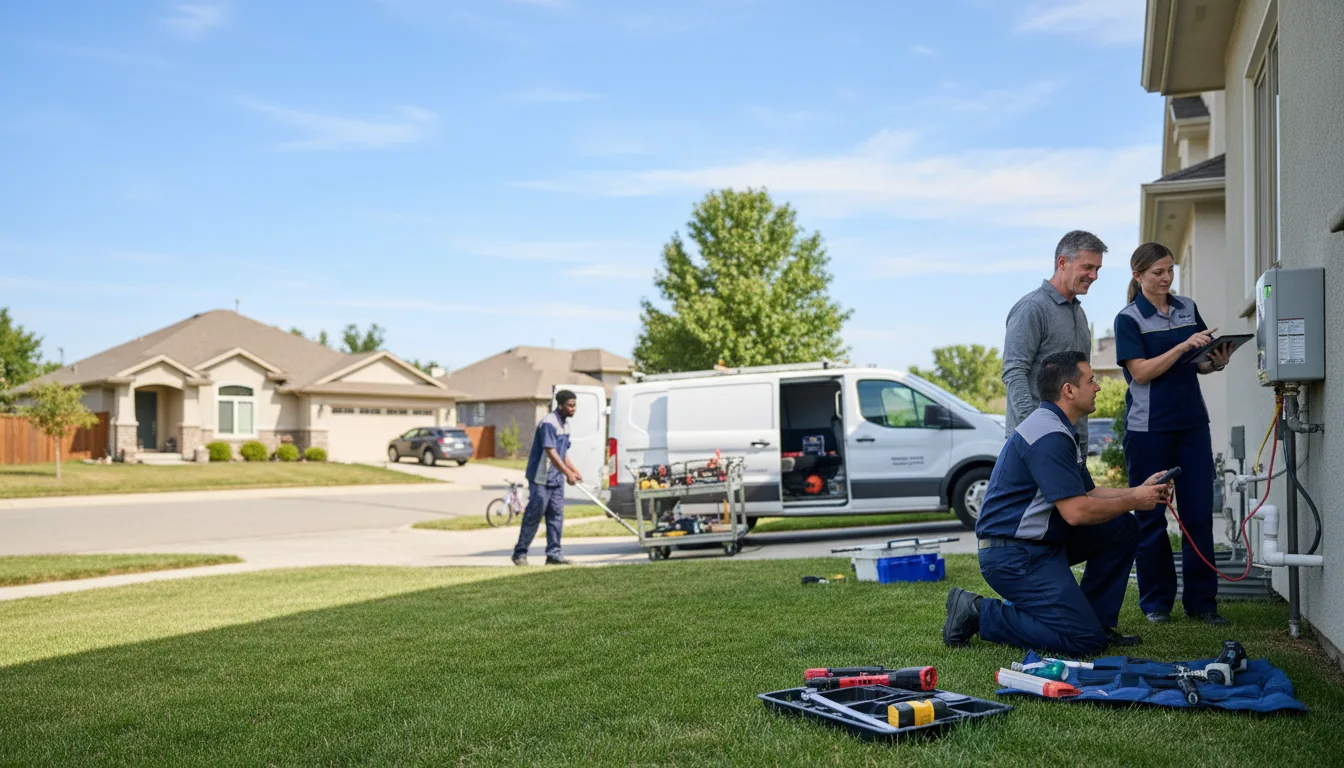 Tankless water heater service in Cypress, TX